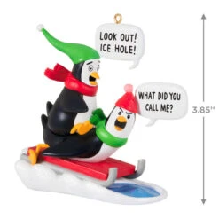 Hallmark What Did You Call Me? Ornament 10 Hallmark What Did You Call Me? Ornament -Hallmark Sales Store Penguins Sledding Keepsake Ornament 2099QGO2867 03