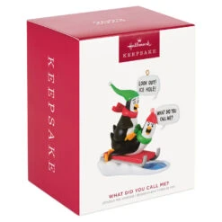 Hallmark What Did You Call Me? Ornament 11 Hallmark What Did You Call Me? Ornament -Hallmark Sales Store Penguins Sledding Keepsake Ornament 2099QGO2867 04
