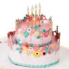 Hallmark Every Good Thing Floral Cake 3D Pop-Up Birthday Card 2 Hallmark Every Good Thing Floral Cake 3D Pop-Up Birthday Card -Hallmark Sales Store Pink Cake and Flowers 3D PopUp Birthday Card for Her 1299LAD2886 01