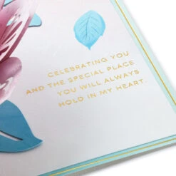Hallmark The Special Place You Will Always Hold In My Heart Love Card 14 Hallmark The Special Place You Will Always Hold In My Heart Love Card -Hallmark Sales Store Pink Lotus Flower 3D PopUp Love Card for Her 1299LAD2887 04