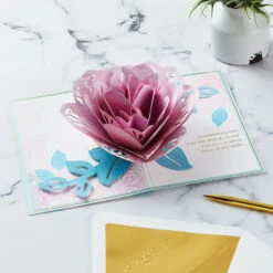 Hallmark The Special Place You Will Always Hold In My Heart Love Card 17 Hallmark The Special Place You Will Always Hold In My Heart Love Card -Hallmark Sales Store Pink Lotus Flower 3D PopUp Love Card for Her 1299LAD2887 07