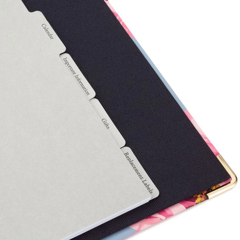 Hallmark Pink Peonies On Gray Address Book 7 Hallmark Pink Peonies On Gray Address Book - Image 5