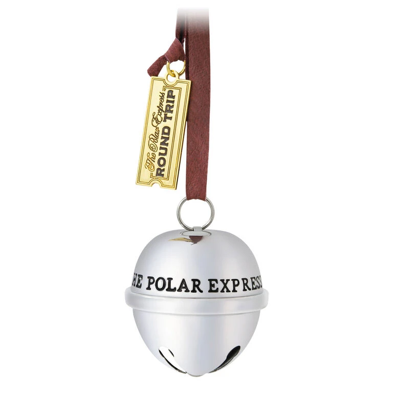 Hallmark The Polar Express™ Santa's Sleigh Bell 2023 Metal Ornament 3 Hallmark The Polar Express™ Santa's Sleigh Bell 2023 Metal Ornament