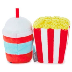 Hallmark Better Together Popcorn And Slushie Magnetic Plush, 5" 6 Hallmark Better Together Popcorn And Slushie Magnetic Plush, 5" -Hallmark Sales Store Popcorn and Slushie Magnetic Plush 1KID2090 02