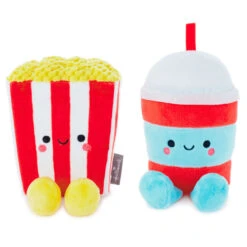Hallmark Better Together Popcorn And Slushie Magnetic Plush, 5" 7 Hallmark Better Together Popcorn And Slushie Magnetic Plush, 5" -Hallmark Sales Store Popcorn and Slushie Magnetic Plush 1KID2090 03