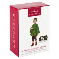 Hallmark Star Wars: Obi-Wan Kenobi™ A Princess And Her Droid Ornament 11 Hallmark Star Wars: Obi-Wan Kenobi™ A Princess And Her Droid Ornament -Hallmark Sales Store Princess Leia Girl and Droid Lola Keepsake Ornament 2199QXE3297 04