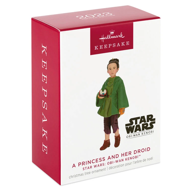 Hallmark Star Wars: Obi-Wan Kenobi™ A Princess And Her Droid Ornament 6 Hallmark Star Wars: Obi-Wan Kenobi™ A Princess And Her Droid Ornament - Image 4