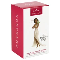 Hallmark Disney The Princess And The Frog Tiana And Prince Naveen Ornament -Hallmark Sales Store Princess Tiana and the Frog Keepsake Ornament 1999QXD6687 04 1