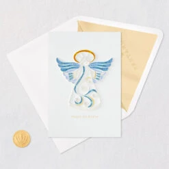 Hallmark Peace On Earth Angel Quilled Paper Handmade Christmas Card 14 Hallmark Peace On Earth Angel Quilled Paper Handmade Christmas Card -Hallmark Sales Store Quilled Paper Peace Angel Handmade Christmas Card 1299IXC7334 05