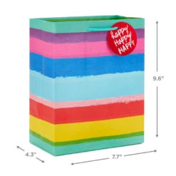 Hallmark Birthday Rainbow 8-Pack Gift Bags, Assorted Sizes And Designs 12 Hallmark Birthday Rainbow 8-Pack Gift Bags, Assorted Sizes And Designs -Hallmark Sales Store Rainbow Birthday Gift Bags Assorted Sizes Designs 5EGB7427 05