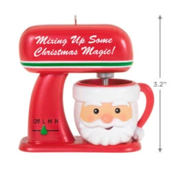 Hallmark Magical Mixer Ornament 10 Hallmark Magical Mixer Ornament -Hallmark Sales Store Red Stand Mixer With Santa Bowl Keepsake Ornament 1699QGO2909 03