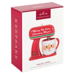 Hallmark Magical Mixer Ornament 11 Hallmark Magical Mixer Ornament -Hallmark Sales Store Red Stand Mixer With Santa Bowl Keepsake Ornament 1699QGO2909 04