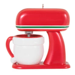Hallmark Magical Mixer Ornament 13 Hallmark Magical Mixer Ornament -Hallmark Sales Store Red Stand Mixer With Santa Bowl Keepsake Ornament 1699QGO2909 06
