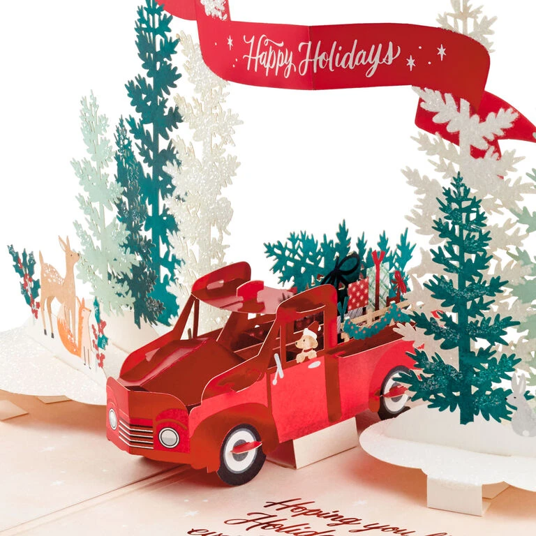 Hallmark Joy To You 3D Pop-Up Christmas Card 3 Hallmark Joy To You 3D Pop-Up Christmas Card