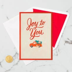Hallmark Joy To You 3D Pop-Up Christmas Card 17 Hallmark Joy To You 3D Pop-Up Christmas Card -Hallmark Sales Store Red Truck 3D PopUp Christmas Card 1299IXC7122 06