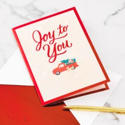 Hallmark Joy To You 3D Pop-Up Christmas Card 18 Hallmark Joy To You 3D Pop-Up Christmas Card -Hallmark Sales Store Red Truck 3D PopUp Christmas Card 1299IXC7122 07