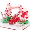 Hallmark Special Delivery 3D Pop-Up Valentine's Day Card 1 Hallmark Special Delivery 3D Pop-Up Valentine's Day Card -Hallmark Sales Store Red Truck With Flowers 3D PopUp Valentines Day Card 1299IAV6066 01