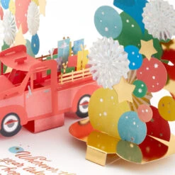 Hallmark Celebrating You Red Truck And Banner 3D Pop-Up Birthday Card 16 Hallmark Celebrating You Red Truck And Banner 3D Pop-Up Birthday Card -Hallmark Sales Store Red Truck and Banner 3D PopUp Birthday Card 1299LAD2896 05