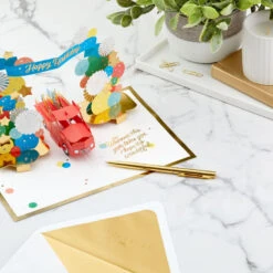 Hallmark Celebrating You Red Truck And Banner 3D Pop-Up Birthday Card 19 Hallmark Celebrating You Red Truck And Banner 3D Pop-Up Birthday Card -Hallmark Sales Store Red Truck and Banner 3D PopUp Birthday Card 1299LAD2896 08