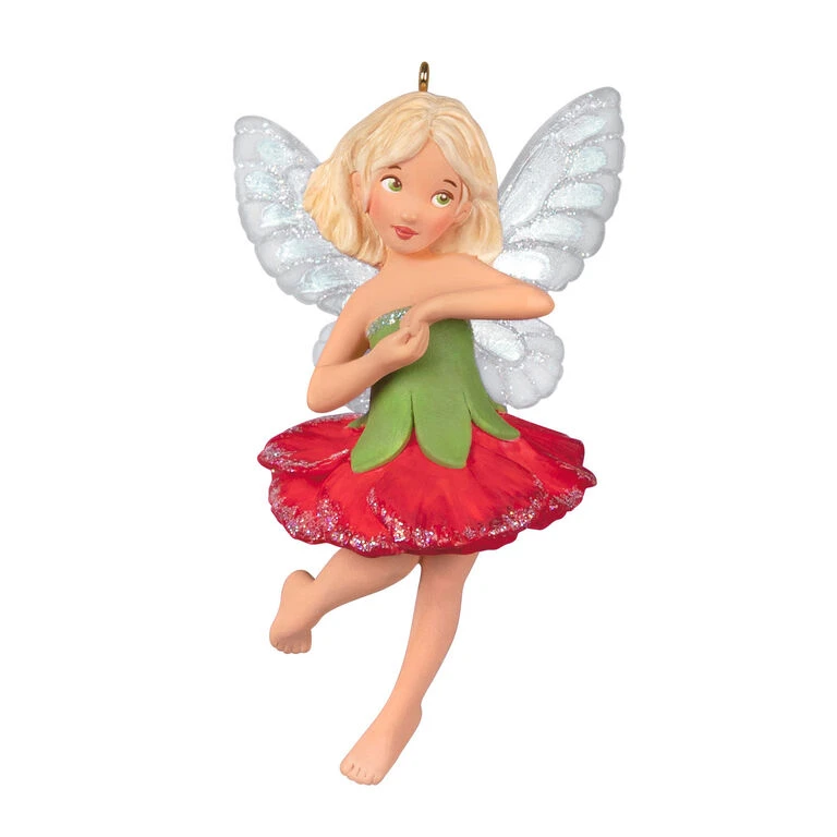 Hallmark Fairy Messengers Carnation Fairy Ornament 3 Hallmark Fairy Messengers Carnation Fairy Ornament