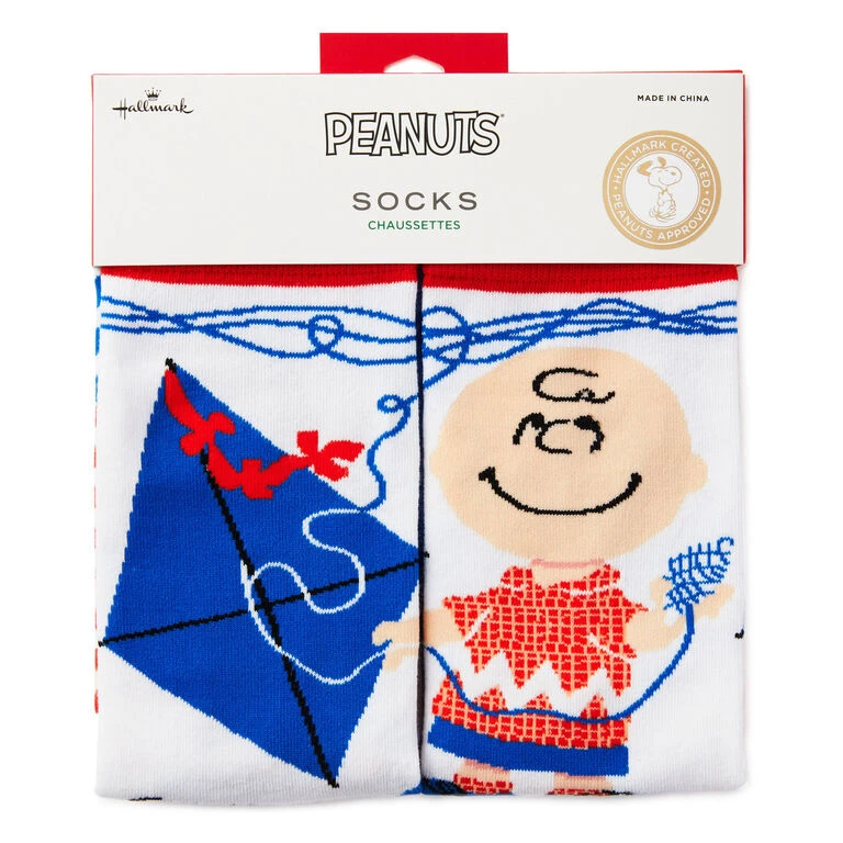 Hallmark Peanuts® Charlie Brown With Kite Novelty Crew Socks 4 Hallmark Peanuts® Charlie Brown With Kite Novelty Crew Socks - Image 2