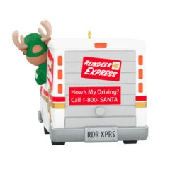 Hallmark Grandma Got Run Over By A Reindeer Musical Ornament 14 Hallmark Grandma Got Run Over By A Reindeer Musical Ornament -Hallmark Sales Store Reindeer Express Delivery Truck Keepsake Ornament 2199QGO2639 06