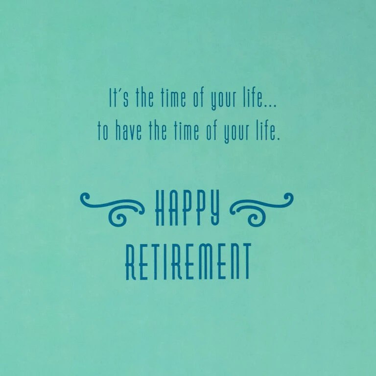 Hallmark 16" Retired And Admired Jumbo Retirement Card With Banner 4 Hallmark 16" Retired And Admired Jumbo Retirement Card With Banner - Image 2