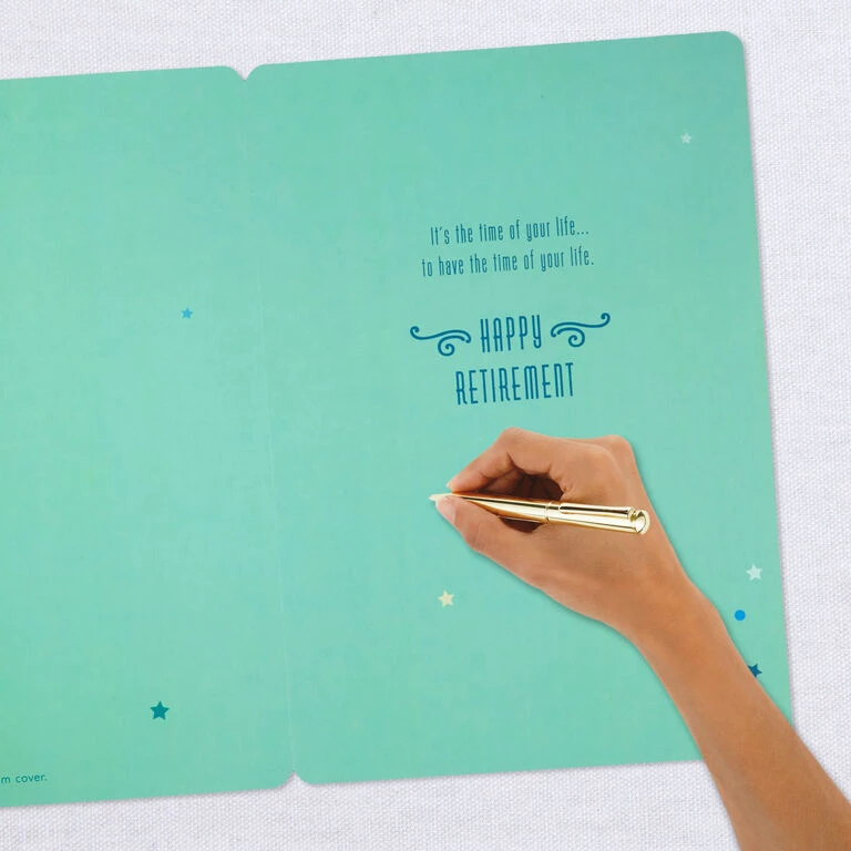 Hallmark 16" Retired And Admired Jumbo Retirement Card With Banner 8 Hallmark 16" Retired And Admired Jumbo Retirement Card With Banner - Image 6