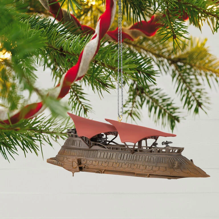 Hallmark Star Wars: Return Of The Jedi™ Jabba's Sail Barge, The Khetanna™ Ornament With Sound 4 Hallmark Star Wars: Return Of The Jedi™ Jabba's Sail Barge, The Khetanna™ Ornament With Sound - Image 2