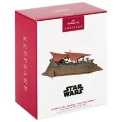 Hallmark Star Wars: Return Of The Jedi™ Jabba's Sail Barge, The Khetanna™ Ornament With Sound 11 Hallmark Star Wars: Return Of The Jedi™ Jabba's Sail Barge, The Khetanna™ Ornament With Sound -Hallmark Sales Store Return of Jedi Jabbas Barge Keepsake Ornament 3799QXI7109 04