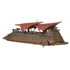 Hallmark Star Wars: Return Of The Jedi™ Jabba's Sail Barge, The Khetanna™ Ornament With Sound 13 Hallmark Star Wars: Return Of The Jedi™ Jabba's Sail Barge, The Khetanna™ Ornament With Sound -Hallmark Sales Store Return of Jedi Jabbas Barge Keepsake Ornament 3799QXI7109 06
