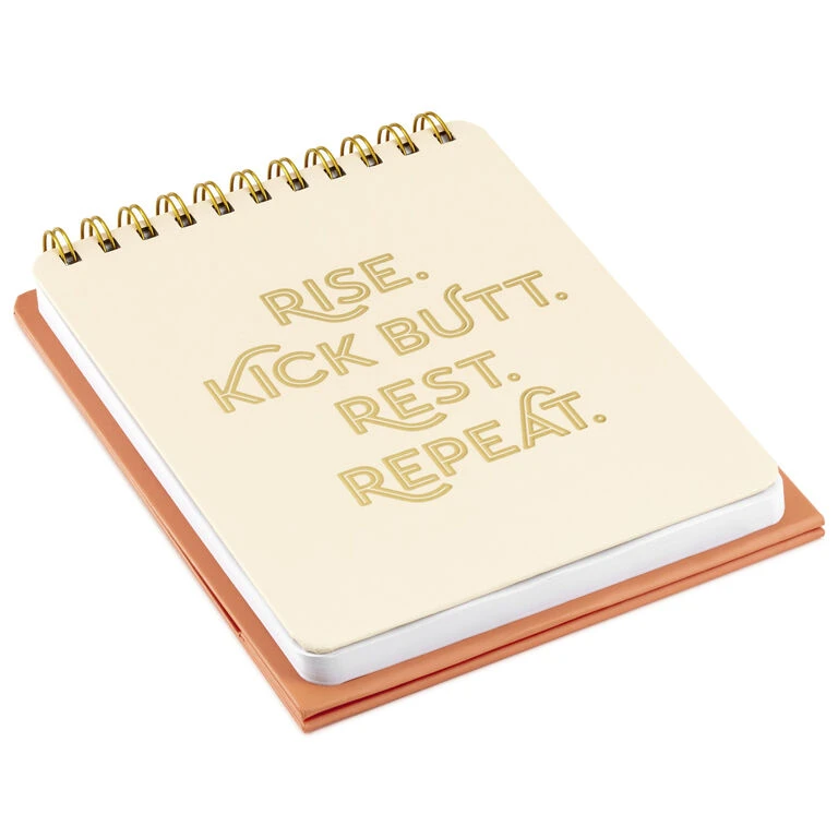 Hallmark Kick Butt, Repeat Easel Notebook 3 Hallmark Kick Butt, Repeat Easel Notebook