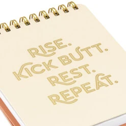 Hallmark Kick Butt, Repeat Easel Notebook 16 Hallmark Kick Butt, Repeat Easel Notebook -Hallmark Sales Store Rise Kick Butt Rest Repeat Easel Notebook 3HWJ2108 07