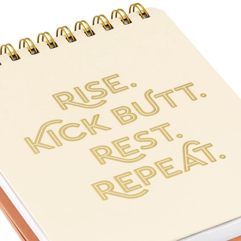 Hallmark Kick Butt, Repeat Easel Notebook 9 Hallmark Kick Butt, Repeat Easel Notebook - Image 7