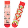 Hallmark Let's Roll Roller Skates Funny Crew Socks -Hallmark Sales Store Roller Skates Novelty Crew Socks 1SOX2075 01