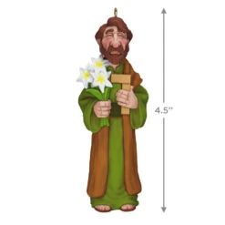 Hallmark Saint Joseph Ornament 10 Hallmark Saint Joseph Ornament -Hallmark Sales Store Saint Joseph Holding Lilies Keepsake Ornament 1799QGO2757 03