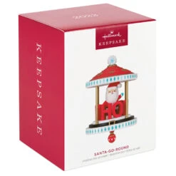 Hallmark Santa-Go-Round Ornament -Hallmark Sales Store Santa Carousel Keepsake Ornament 2299QGO2647 04