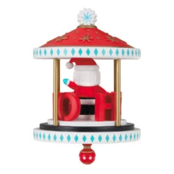 Hallmark Santa-Go-Round Ornament -Hallmark Sales Store Santa Carousel Keepsake Ornament 2299QGO2647 06