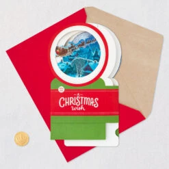 Hallmark Santa's Sleigh Snow Globe Musical 3D Pop-Up Christmas Card With Motion 16 Hallmark Santa's Sleigh Snow Globe Musical 3D Pop-Up Christmas Card With Motion -Hallmark Sales Store Santa Sleigh Snowglobe 3D PopUp Music Motion Christmas Card 1299XOD9985 06