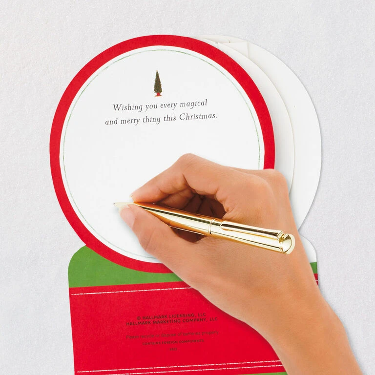 Hallmark Santa's Sleigh Snow Globe Musical 3D Pop-Up Christmas Card With Motion 9 Hallmark Santa's Sleigh Snow Globe Musical 3D Pop-Up Christmas Card With Motion - Image 7