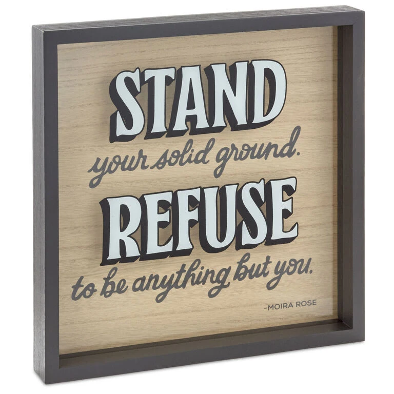 Hallmark Schitt's Creek® Moira Rose Quote Wood Sign, 11.75x11.75 3 Hallmark Schitt's Creek® Moira Rose Quote Wood Sign, 11.75x11.75