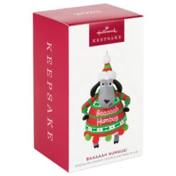 Hallmark Baaaaah Humbug! Ornament -Hallmark Sales Store Sheep in Baaaaah Humbug Sweater Keepsake Ornament 1799QGO2849 04