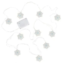 Hallmark Snowflake 10-Light Christmas String Lights, 10' 13 Hallmark Snowflake 10-Light Christmas String Lights, 10' -Hallmark Sales Store Snowflakes Keepsake Christmas Light String 1QSB6297 06