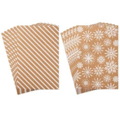 Hallmark Snowflakes And Stripes 12-Pack Designed Brown Shirt Boxes 11 Hallmark Snowflakes And Stripes 12-Pack Designed Brown Shirt Boxes -Hallmark Sales Store Snowflakes and Stripes 12Pack Designed Shirt Boxes 5XBC1123 05