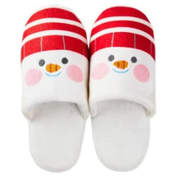 Hallmark Snowman Musical Slippers, Small/Medium
