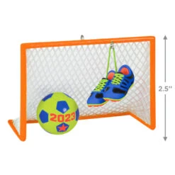 Hallmark Soccer Star 2023 Ornament 10 Hallmark Soccer Star 2023 Ornament -Hallmark Sales Store Soccer Goal Shoes and Ball Keepsake Ornament 1399QGO2689 03