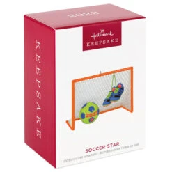 Hallmark Soccer Star 2023 Ornament 11 Hallmark Soccer Star 2023 Ornament -Hallmark Sales Store Soccer Goal Shoes and Ball Keepsake Ornament 1399QGO2689 04