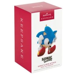 Hallmark Sonic The Hedgehog Sonic's Spin Attack Ornament