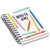 Hallmark Write On! Prompted Journal With Stickers 1 Hallmark Write On! Prompted Journal With Stickers -Hallmark Sales Store Spiral Notebook With 119 Prompt Stickers 3HWJ2111 01