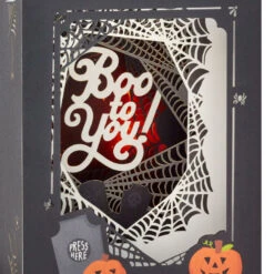 Hallmark Boo To You Musical 3D Pop-Up Halloween Card With Light -Hallmark Sales Store Spooky Graveyard 3D PopUp Music Light Halloween Card 1099HJD5002 05